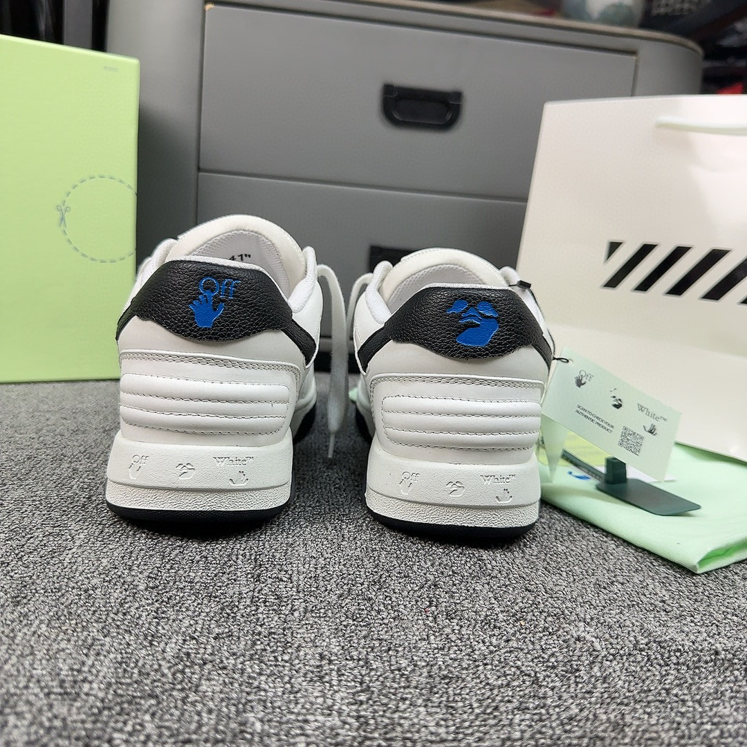 OFF-WH*TE Out Of Office “OOO” Low White Black