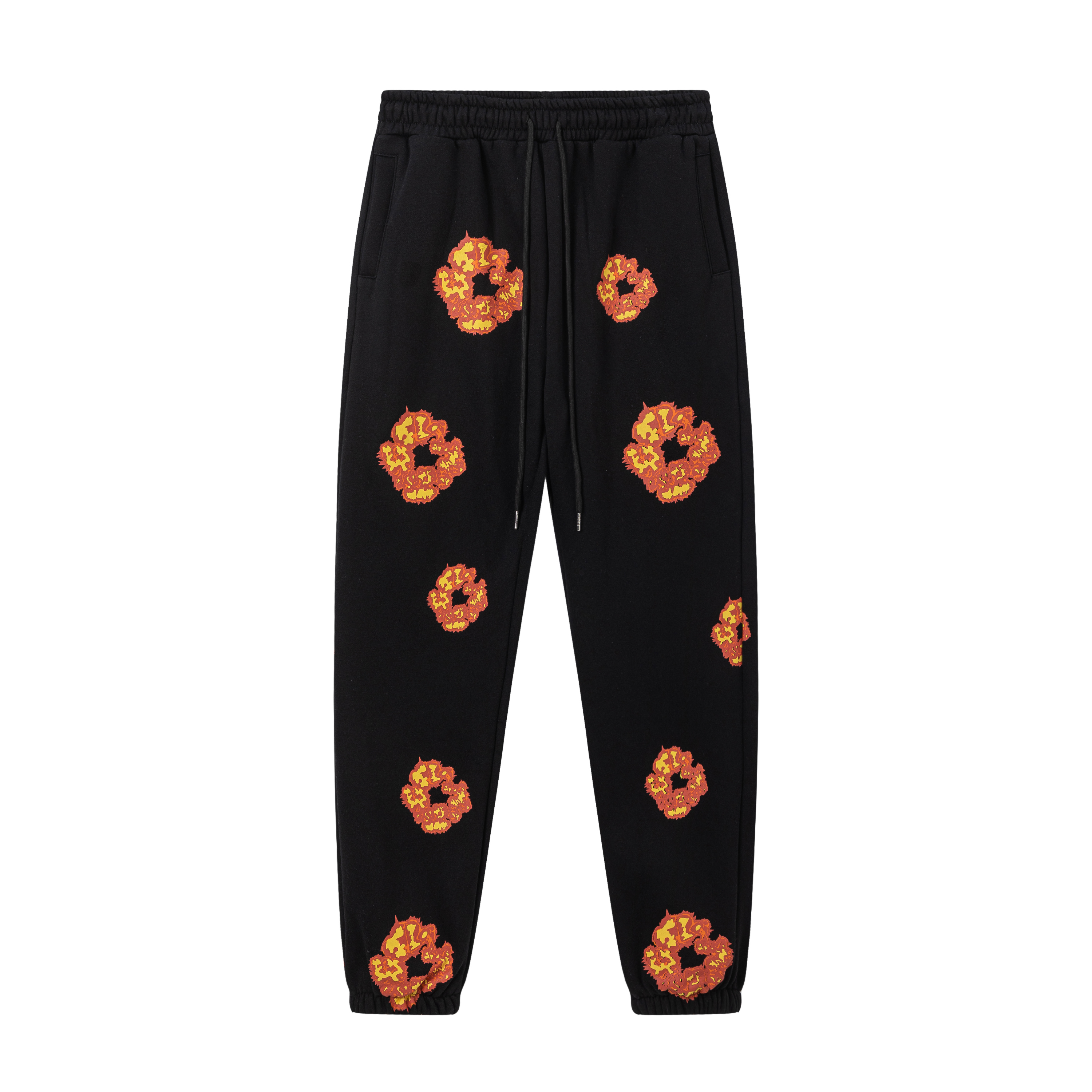Denim Tears x Offset Wreath Sweatpants Black