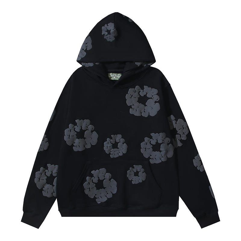 denim tears the cotton wreath sweatshirt black monoCh*0me