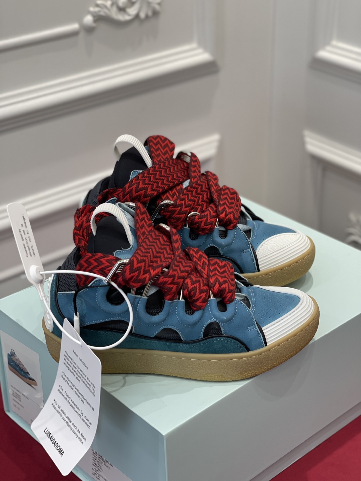 Lanvin Curb Sneakers ‘Ink Blue’
