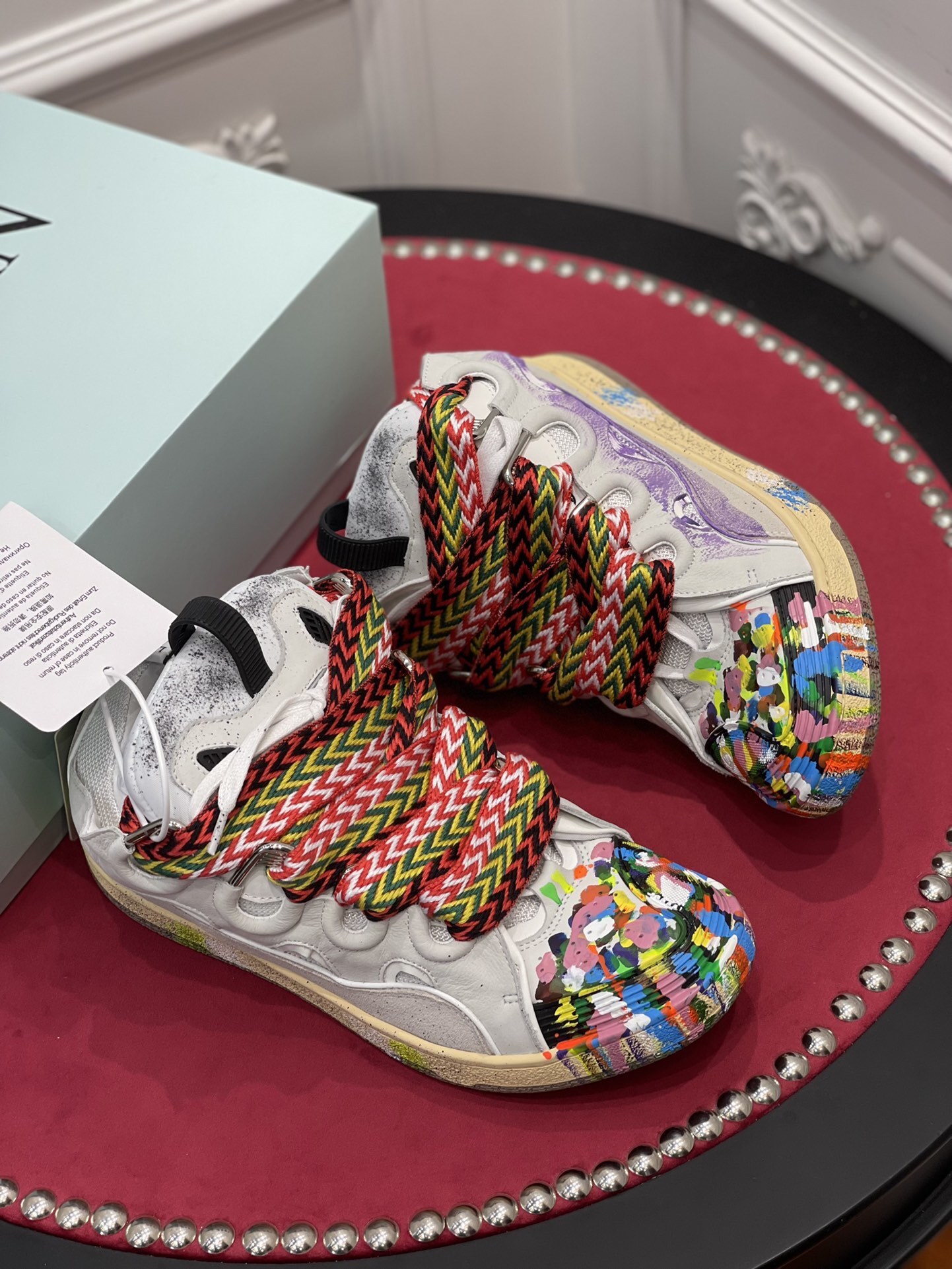 Gallery Dept. x Lanvin Curb ‘Paint Drip – Optical White’